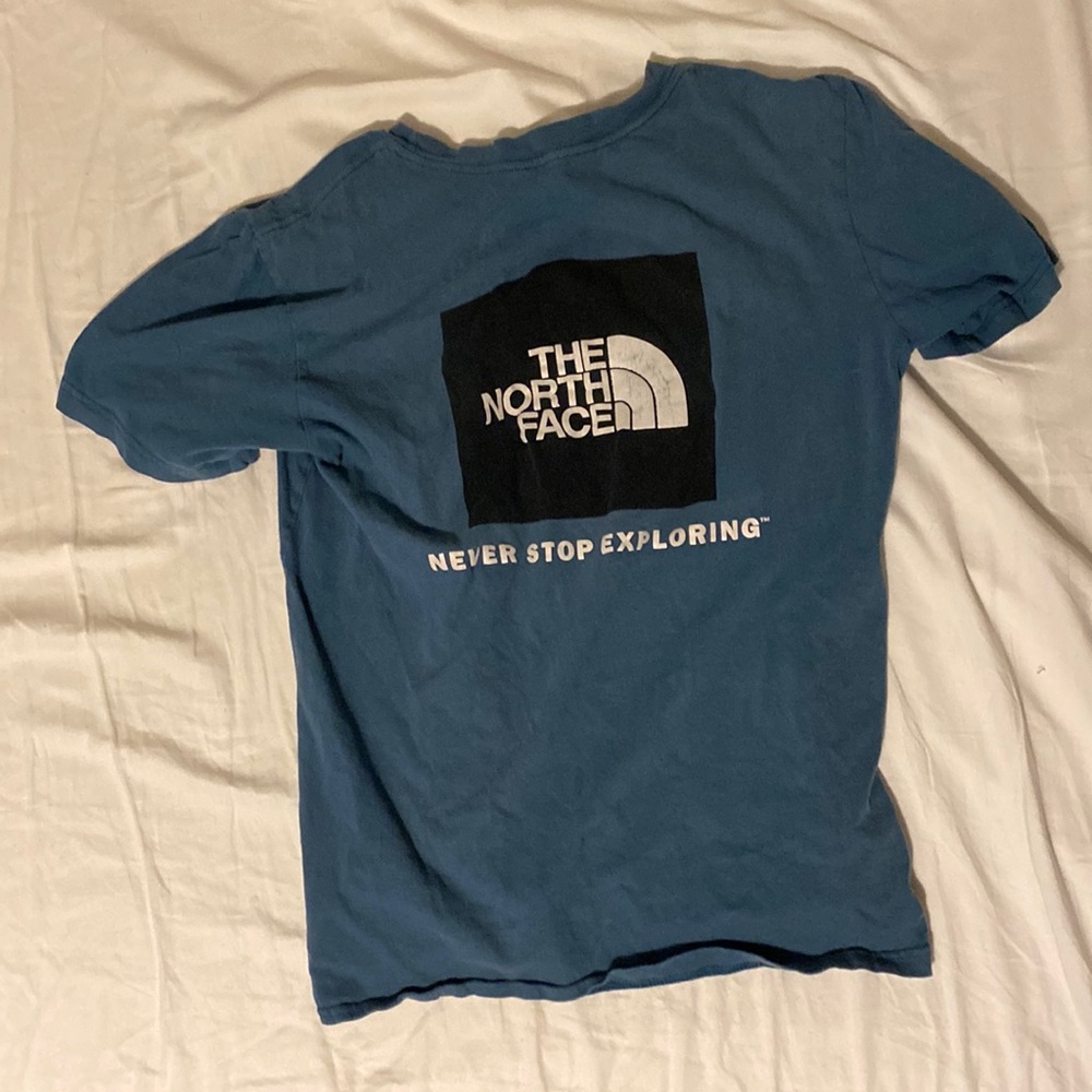 North Face Blue T-shirt Small